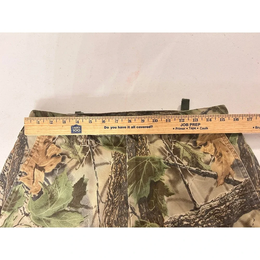 Camo Cargo Pants Green Baggy size MEDIUM Outdoor Cotton 30x31